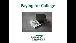 CFNC: Paying for College for Juniors - What to Know