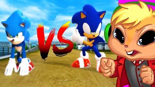 Chipmunk REACTS To MODERN SONIC vs MOVIE SONIC