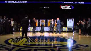 Chris Mullin's No. 17 retired - part 2 of 3