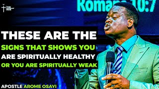 HOW TO BUILD YOUR SPIRITUAL LIFE TO BE STRONG AND HEALTHY THROUGH PRAYERS - APOSTLE AROME OSAYI #god