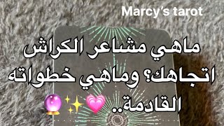 ماهي مشاعر الكراش اتجاهك؟ وماهي خطواته القادمة..؟💗🔮✨