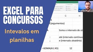 Excel para concursos - Intervalos de um jeito simples