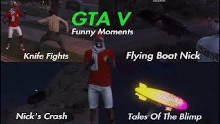 GTA V Funny Moments (FT SNOWJAH & LeonTheBestest)