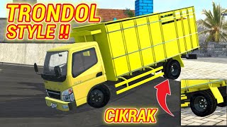 DOWNLOAD MOD BUSSID TRUCK CANTER TRONDOL STANDAR CIKRAK - BUS SIMULATOR INDONESIA