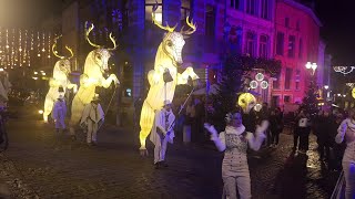 Marché de noel au grand place de Mons 2021