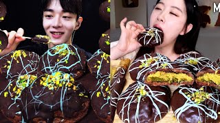 DUBAI CHOCOLATE COOKIE, DUBAI VIRAL VIX CHOCOLATE MUKBANG