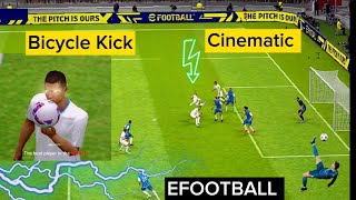 RONALDO bicycle kick edit 💥 - Cinematic with poetic commentry in Efootball 23 #efootball