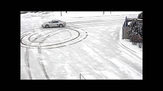 Porsche 987 Drifting in Snow