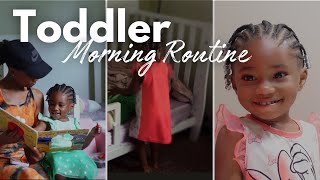 REALISTIC MORNING ROUTINE WITH MY TODDLER |DAYCARE MORNING ROUTINE FOR MY 2 YEAR OLD