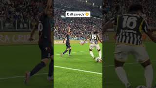 Mckennie saved the ball? #football #juventus #soccer #sport #usasoccer #usasoccerfans