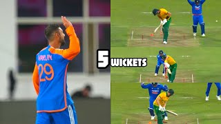 Varun Chakraborty Bowling Vs Sa | Varun Chakraborty Take 5 Wickets Vs Sa | Varun Chakraborty Bowling