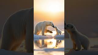 What a beautiful scene #polarbears