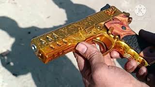 Review For Zigana Sports 9mm Pistol 🔫 Engraving Gold plated Color