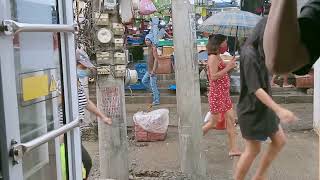 People & Society, Tacloban Public Market to Anibong view habang lulan ng pampasaherong aircon bus.