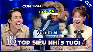 Nhỏ mà có võ: 3 SIÊU NHÍ 5 TUỔI làm Trấn Thành, Hari Won muốn "BẾ VỀ NUÔI" | Siêu Tài Năng Nhí