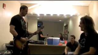 Mark Tremonti from Creed & Dave Ellefson from Megadeth jamming!