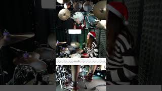 Merry Christmas🎄 Ramones  #shortvideo #drumcover#christmassongs