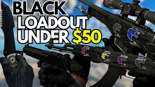 BEST BUDGET BLACK Inventory for CS2! (CHEAP BLACK Skins Loadout 2024)