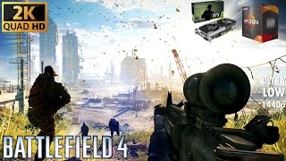 Battlefield 4: RTX 2060 Ryzen 7 5800x LOW e ULTRA em 2K BF4