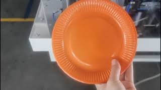 Round Plate Double Station Hydraulic Paper Plate Making Machine to Italy