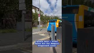 Stagecoach Local - Optare Solo (47347): Route X15 for Newport