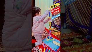 Tower activity for toddlers |Block Tower Balance Activity #activity #build #tower #shorts #balance