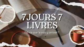 [Vlog] 7 jours 7 livres