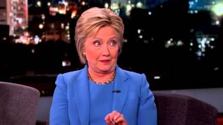 Hillary Clinton on UFOs on Jimmy Kimmel March 2016