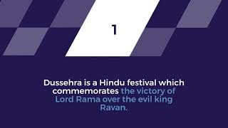 10 LINES ON DUSSEHRA