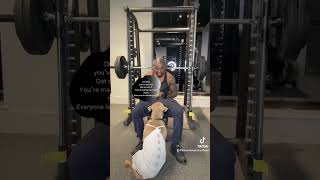 Smiley and grandpa working out 😀