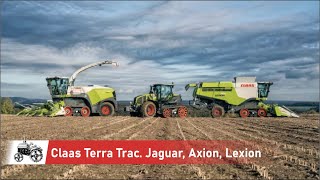 Claas Terra Trac. Claas Jaguar. Claas Axion. Claas Lexion