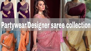 ✨⚡Latest Party wear / designer saree collections # Trendz fashion corner