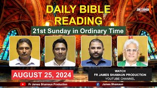 Daily Bible Reading for Sunday August 25, 2024 HD || Urdu || Hindi || Fr James Shamaun Production