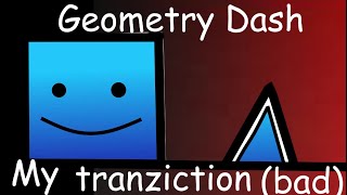 Geometry Dash but i made my own transitions (is bad tho)