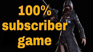 pubg mobile live subscriber game