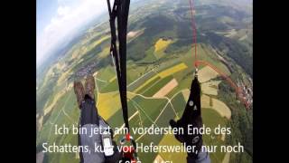 Gleitschirmflug vom Donnersberg nach Hohenöllen am 5.6.2013