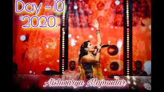 Aishwarya Majmudar ~ Garba Queen ♡ Virtual Garba Navratri ♡ Ahemdabad ♡ 2020 ~ Day 10.