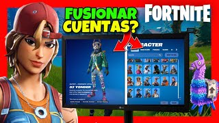 Como FUSIONAR CUENTAS de Fortnite ✅ COMBINAR Cuentas- VINCULAR Cuentas de FORTNITE (ps5,ps4,xbox,pc)