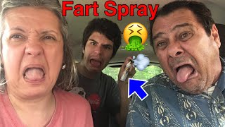 (HILARIOUS) FART SPRAY PRANK *MY DAD ALMOST THREW UP*