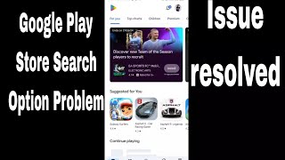 Google Play Store Search Bar Option is not showing || 100% Working🔥🔥🔥 #googleplaystore #playstore