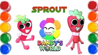 How to Draw Sprout From Dandy's World | Easy Drawings | Painting and Coloring