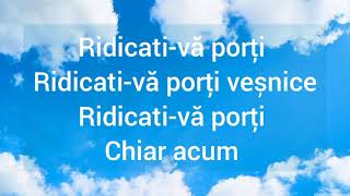 Ridicați-vă porți veșnice (lyrics)