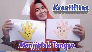 Kreatifitas Menjiplak Tangan With Bu Ifa