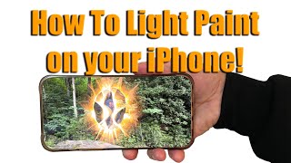 How To Light Paint on an iPhone - Glitter Stick Orb