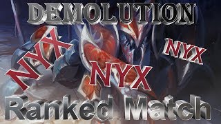 DoTa 2 - Demolution - Nyx Assassin - Ranked MMR Vol.1