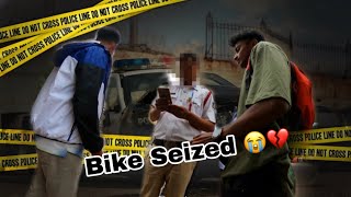 Aarvi Got Seized By Them 😭💔 | #dharwad #duke390 #ktm #india #kannada #fyp #broken #seized |