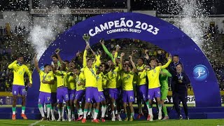 Brazil sub (u17) Champions CONMEBOL SUB 17.  13 TIME