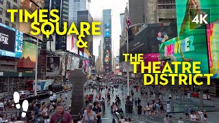 Wandering Times Square & the Theatre District - Day | NYC Walking Tour [4K]