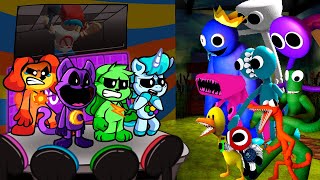 Different Poppy Playtime Smiling Critters Vs Different Rainbow Friends Friday Night Funkin Mod