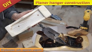 Planya askı aparatı yapımı / hand planer rack / tool rack